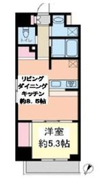 ドゥーエ浅草橋2 501 間取り図