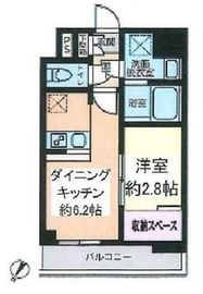 ドゥーエ浅草橋2 203 間取り図