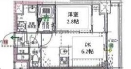 ドゥーエ浅草橋2 403 間取り図