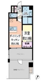 ドゥーエ浅草橋2 1002 間取り図