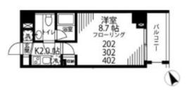 プリマヴェーラ小石川 302 間取り図