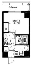 エスティメゾン戸越 212 間取り図