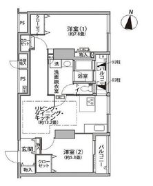 東雲キャナルコートCODAN 12-912 間取り図