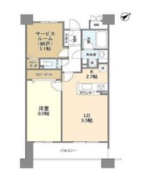 アーマックス大井町 405 間取り図