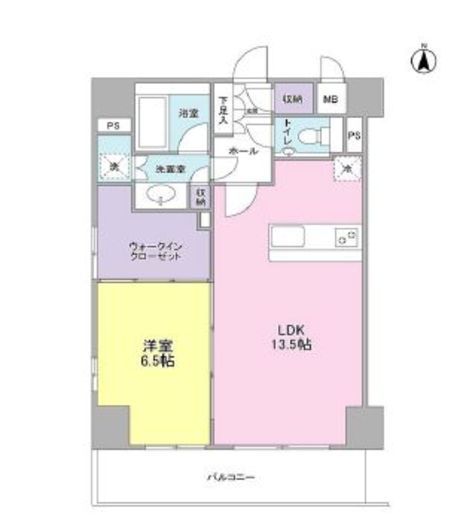 プロスペクト・グラーサ広尾 1405 間取り図