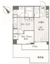 キスト原宿 1階 間取り図