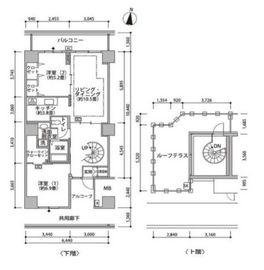 東雲キャナルコートCODAN 21-1402 間取り図