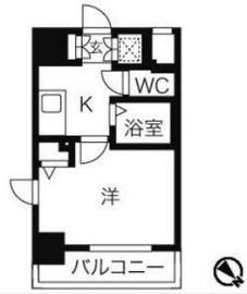 パークウェル麻布 7階 間取り図