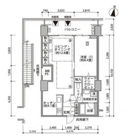 東雲キャナルコートCODAN 17-601 間取り図