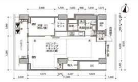 東雲キャナルコートCODAN 16-412 間取り図