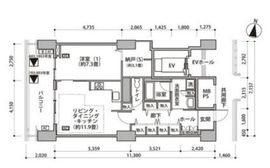 東雲キャナルコートCODAN 16-1003 間取り図