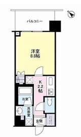 クロスエアタワー 5階 間取り図