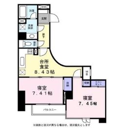 アクトフォルム武蔵小山 201 間取り図