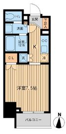 ブラウ上野入谷 601 間取り図