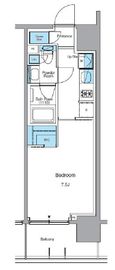 ブラウ上野入谷 1202 間取り図