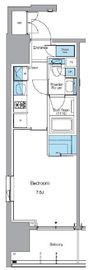 ブラウ上野入谷 301 間取り図