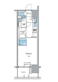 ブラウ上野入谷 602 間取り図