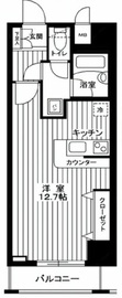 カスタリア新宿御苑 1103 間取り図