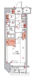 ハーモニーレジデンス森下#002 7階 間取り図