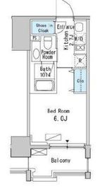 ベルファース目黒 805 間取り図