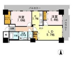 品川シーサイドビュータワー2 1409 間取り図