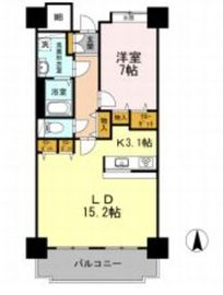 品川シーサイドビュータワー1 2111 間取り図