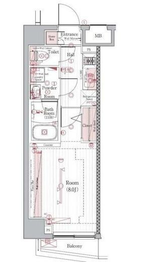 ブライズ住吉 3階 間取り図
