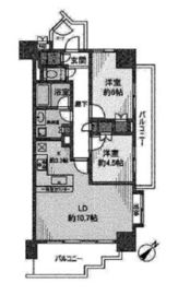 モアグランデ駒込六義園 6階 間取り図