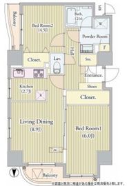 センテニアルタワー 1204 間取り図