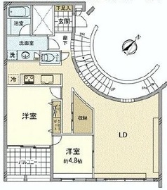 エクセラージュ神宮前 3階 間取り図