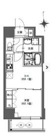 La Douceur東神田 (ラドゥセール東神田) 405 間取り図