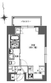 La Douceur東神田 (ラドゥセール東神田) 801 間取り図