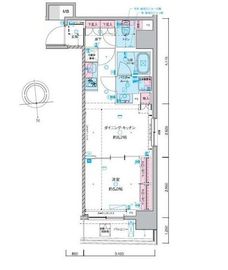 ジェノヴィア東神田グリーンヴェール 12階 間取り図