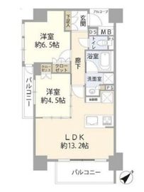 ユニーブル渋谷神南 2階 間取り図