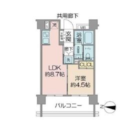 パークホームズ四谷三丁目アーバンレジデンス 4階 間取り図