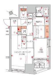 ハーモニーレジデンス千代田岩本町 301 間取り図