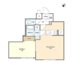 ウェルスクエアイズム武蔵小山SOUTH 105 間取り図