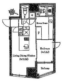 ハーモニーレジデンス千代田岩本町 501 間取り図