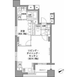 パークハビオ八丁堀 307 間取り図