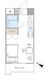 セゾン代官山 302 間取り図