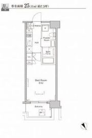 プラウドフラット渋谷富ヶ谷 506 間取り図