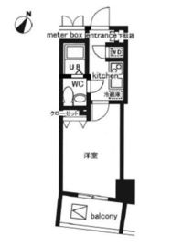 レジディア日本橋人形町2 1103 間取り図