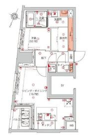 ハーモニーレジデンス千代田岩本町 502 間取り図