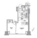レキシントンスクエア白金高輪 1502 間取り図