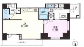 アクシア麻布 14階 間取り図