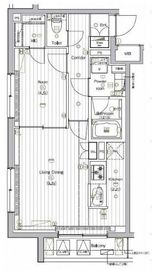 ザ・プレミアムキューブジー大崎 305 間取り図