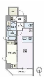 パセオ上野御徒町 803 間取り図