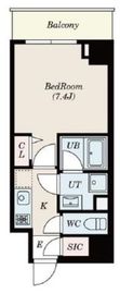 パセオ上野御徒町 301 間取り図