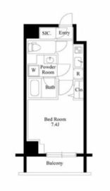 パセオ上野御徒町 402 間取り図