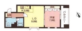 エスティメゾン銀座 806 間取り図